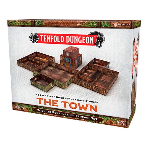 Tenfold Dungeon - Town - Modular Roleplaying DnD Terrain Set